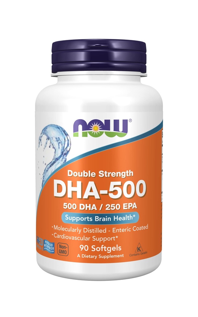 DHA-500、90 Softgels by Now Foods (パッケージ 2)