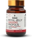 BeeとGinsengタブレット、プロポリスエキス、60ct、100%ナチュラルスーパーフード、ウルトラピュア、免疫サポートサプリメント、抗酸化剤、ケト、パレオ、グルテンフリー