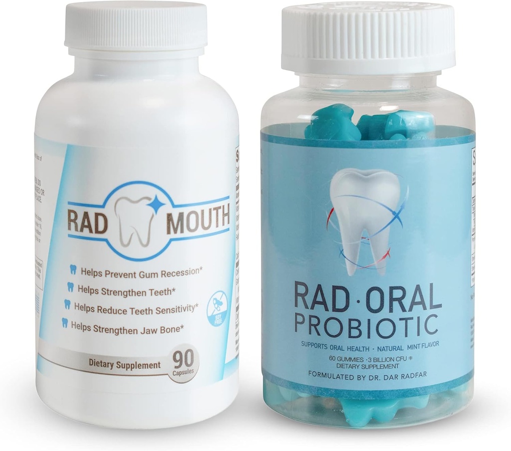 歯の感受性のためのRade Mouthの歯およびグムのための放射の口頭プロバイオティクス-Lactobacillus ReuteriおよびGums、歯および顎の骨を増強するためのMultivitaminが付いている歯科医の公式のプロバイオティクス