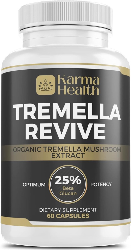 Tremellaのきのこの粉のカプセル-圧縮された白い雪の菌のきのこの粉の補足- 25%のベータ グルカンの内容、ビーガン及びGMOは放します。雪の菌の有機性補足