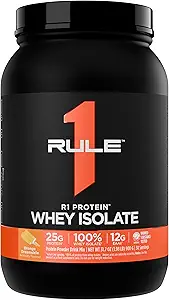 ルール1 R1タンパク質 Whey Isolate - ワークアウトの回復(2ポンド*、オレンジDreamsicle)のための分離された及び加水分解された源からの25g蛋白質及び6g BCAAと排他的に