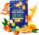OmegaViaの砂糖は子供Multivitaminの咀嚼を-子供3+、ビタミンA、C、D3、E、B6及びB12のための毎日のChewableのGummyのビタミン、Follate及び多く、自然なオレンジ味、30の計算のための含んでいます