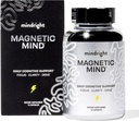 Magnetic Mind - Premium Cognitive Supplement for Ultra Focused Energy, Clarity, & Drive - Nootropic Designed for Long-Term Brain Health, Memory & Focus - 30 Day Supply - No Artificial Colors