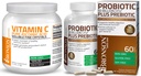 Bronson Probiotic 50 Billion CFU + Appleのポリフェノール及びパイナップルのフルーツのエキスのビタミンCの粉の純粋なアスコルビン酸のSolubleの罰金の非GMOの水晶が付いているPrebiotic
