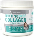 CB Supplements Multi Collagen Protein – Hydrolyzed Collagen for Joint, Skin, Gut, Hair & Nail Health – Unflavored Powder with Types I, II, III, V & X – Grass-Fed & Clean – 58 Servings