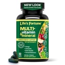生命のフォーチュンMultivitamin及び鉱物60のタブレット、すべての自然なエネルギー源の供給の全食糧コンセントレート、酸化防止剤、アミノ酸、酵素、トレースの鉱物及び多く