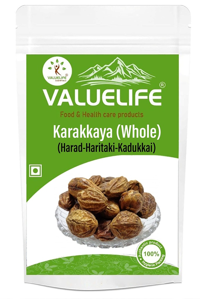 Valuelife Karakkaya/Haritaki/Kadukkai/Terminalia Chebula (100g)