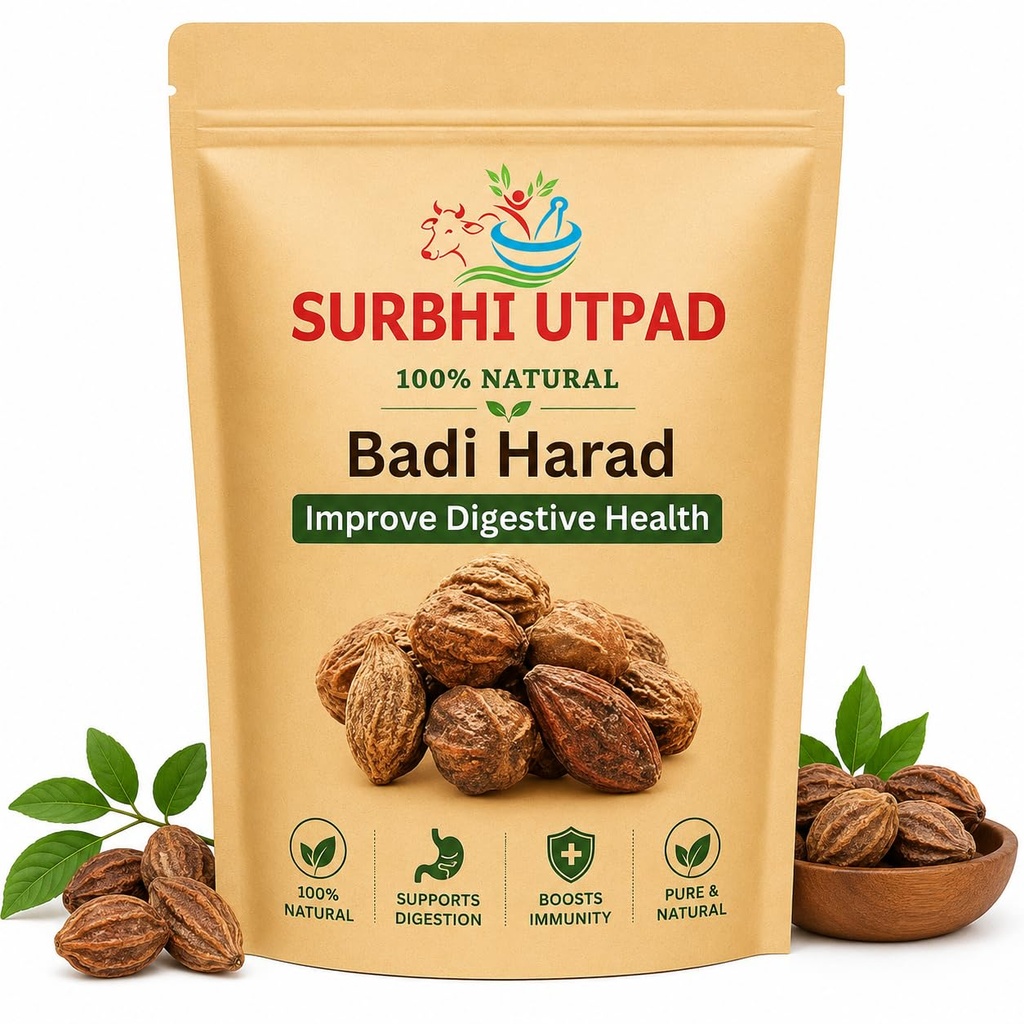 Badi Harad Whole 200g (Terminalia Chebula) | Sun-Dried & Handpicked | Ayurvedic Herb for Digestion & Detox