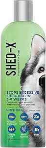 Shed-Xの液体の犬の補足、32oz – 100%の自然–犬の取除くのを助けて下さい、犬のための魚油は皮及びコート、必須の脂肪酸、ビタミンおよび鉱物の食糧のためのドッグ オイルを支えます