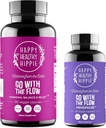 幸せで健康なHippieは流れのMenopauseサポートと女性のための流れのホルモンのバランスをと行きます(180ct)