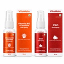 Vitamin B12 + Iron Oral Spray Combo 2x30ml