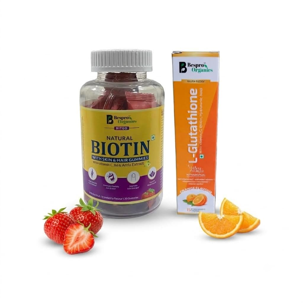 Organics Biotin & L Glutathione Skin Glow Combo