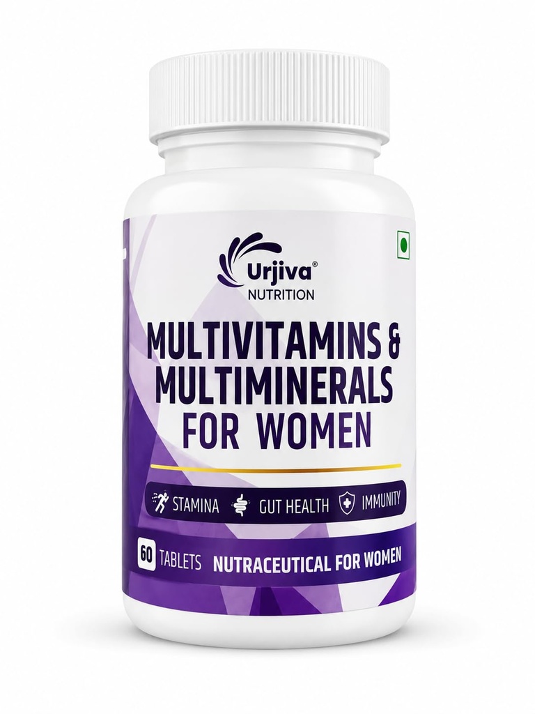 Multivitamin & Multimineral Tablets for Women | 60 Tablets | Daily Nutritional Support for Energy, Stamina, Immunity & Metabolism | With Essential Vitamins & Minerals | Gluten Free