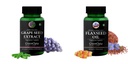 Grape-seed-extract-60-vegetarian-capsules, Flax-seed-oil-vegetarian-capsules Combo | Convenient Nutrition & Wellness Routine | Multi-Product Pack