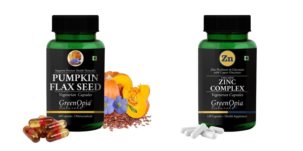 Pumpkin Oil Zinc Complex Wellness Daily Vitality |60 CAPSULES