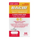 BacidデイリープロバイオティクスとBacillus Coagulans、50カウント、Occasional便秘を改善するための消化サプリメント