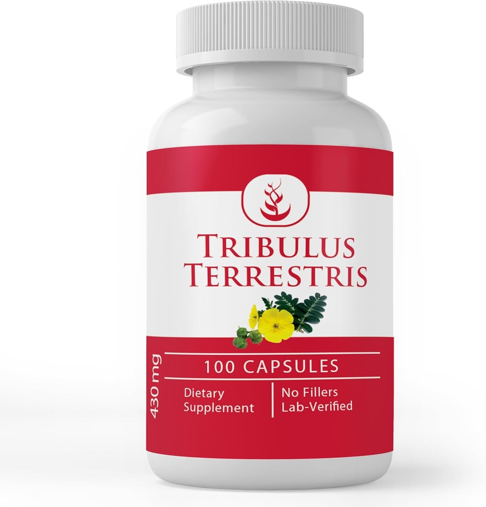 PURE ORIGINAL INGREDIENTS Tribulus Terrestris (100カプセル) 常に純粋な、無添加または充填剤、ラボ検証