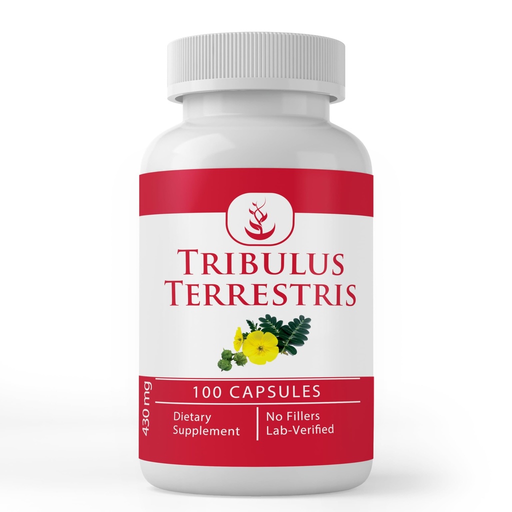 PURE ORIGINAL INGREDIENTS Tribulus Terrestris (100カプセル) 常に純粋な、無添加または充填剤、ラボ検証