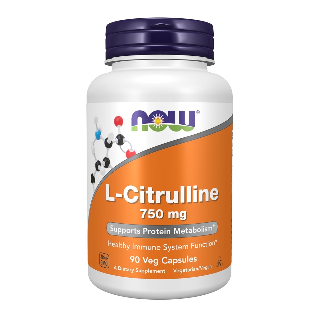 NOWの食糧補足、L-Citrulline 750のmgは、蛋白質のMetabolism*、アミノ酸、90のベジのカプセルを支えます