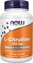 NOWの食糧補足、L-Citrulline 750のmgは、蛋白質のMetabolism*、アミノ酸、90のベジのカプセルを支えます