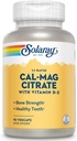 SOLARAY Cal-Mag のクエン酸塩 w/D 2 1:1 | 90 VegCaps