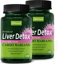 ヘルドモイドシリマリンミルクアザミ肝臓デトックスカプセル脂肪肝、アルカチョファyカルド・マリアーノ・コン・シリマリーナ・パラ・エル・ヒガド・グラソ、肝臓クレンス・デトックス&修復式w/アーティチョーク抽出物。 240カウント