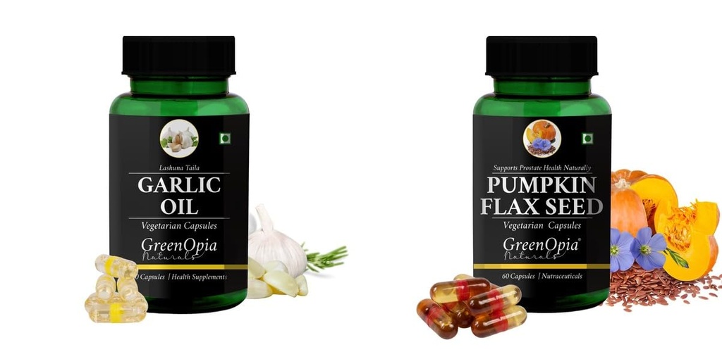 Garlic Oil Pumpkin Wellness Daily Vitality |60 CAPSULES