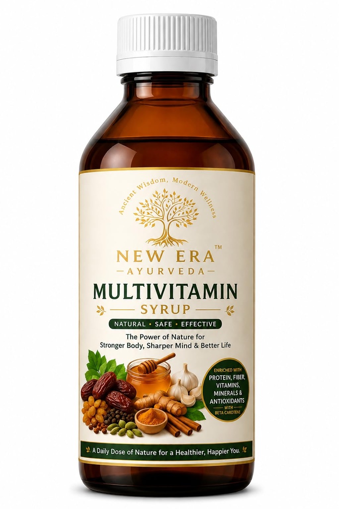 New Era Ayurveda Multivitamin Syrup, 200 ml