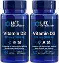 ライフエクステンションビタミンD3 5000 IU、120 Softgels(パッケージ2)