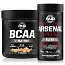 PMDのスポーツのArsenal XのInfernoの優秀な速い行為の液体のゲルの熱源の脂肪バーナー(120の液体のゲル)の回復および性能のためのスポーツBCAA-浜の楽しみ(30のサービング)