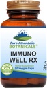 純粋なマウンテン植物免疫ウェルRX - 有機Astragalus Echinacea Garlic Maitakeのシイタケ茸のハニサックル&ベータグルカンとコシャキャップ