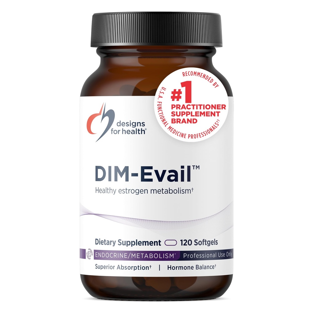 健康DIM-Evailのための設計 - 100mg DIMの補足によって高められる吸収のDiindolylmethane -サポート健康なエストロゲンのMetabolism及び女性の健康-非GMO及び大豆フリー(120 Softgels)
