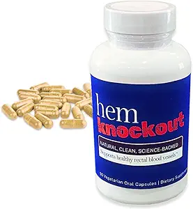 内部痔核救済サプリメント - 痛み、腫れおよび繁殖のための高速作用の丸薬 - 天然静脈強化フォーミュラ - 90 日の供給 - 米国製