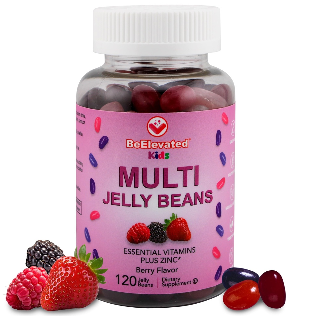 マルチビタミンゼリー豆 - 子供のための亜鉛でChewableビタミンガミー - 免疫サポートビタミンサプリメント - 子供のためのベジタリアンマルチビタミンGummyサプリメント - 120ベリー豆
