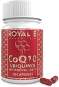 ロイヤルゼリー、心臓の健康と免疫防衛のためのUbiquinol CoQ10カプセル、蜂、3,000mg、30 Veggieカプセルによって作られたオールナチュラルCoQ10サプリメントと超プレミアム共同酵素Q10カプセル