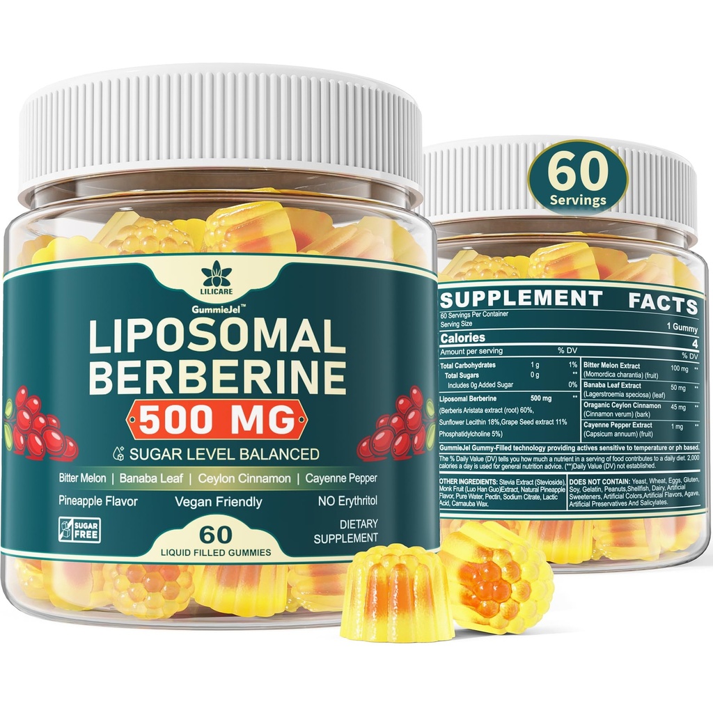 Berberine 500mgの補足、毎日、Ceylon Cinnamon、Bitter Melon、バランスの取れたMetabolismのためのBanabaの葉、AMPKの活発化装置、高い吸収、砂糖は放します、完全菜食主義者、60のCts