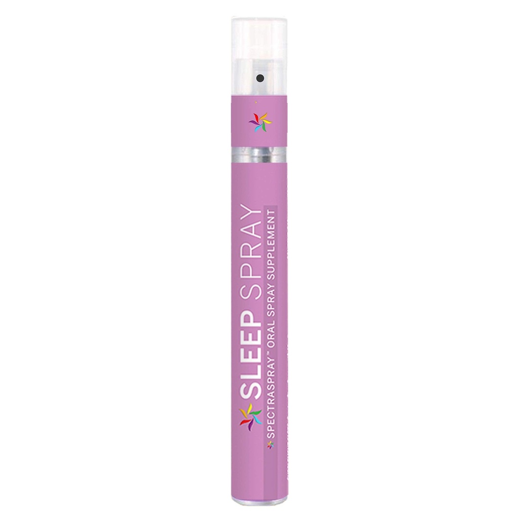睡眠サポートスプレー(30日の供給) - Melatonin、5-HTP、L-テアニン、および草のエキス、Spearmintの味、TSAの金庫及びSpectraSprayによる速い吸収