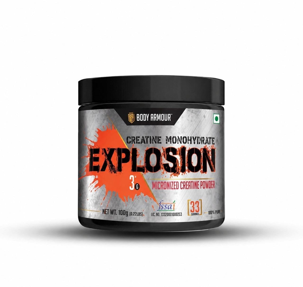 Body Armour Explosion Creatine Monohydrate Powder, 100g