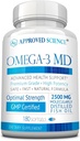 Omega-3MD - 魚油EPA&DHA - 認知健康を改善する - 1ボトル - 3ヶ月の供給