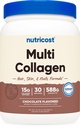 Nutricostマルチコラーゲン+美容&プロテインパウダー(ミルクチョコレート味)30サービング - バイオチンとコラーゲンペプチド、非GMO、グルテンフリー