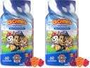 L’il Critters Patrol ガミー パイト キッズ、ビタミン C、免疫サポートのための D3 チェリー、オレンジ、ブルーベリー フレーバー、60 グミ (パック 2)