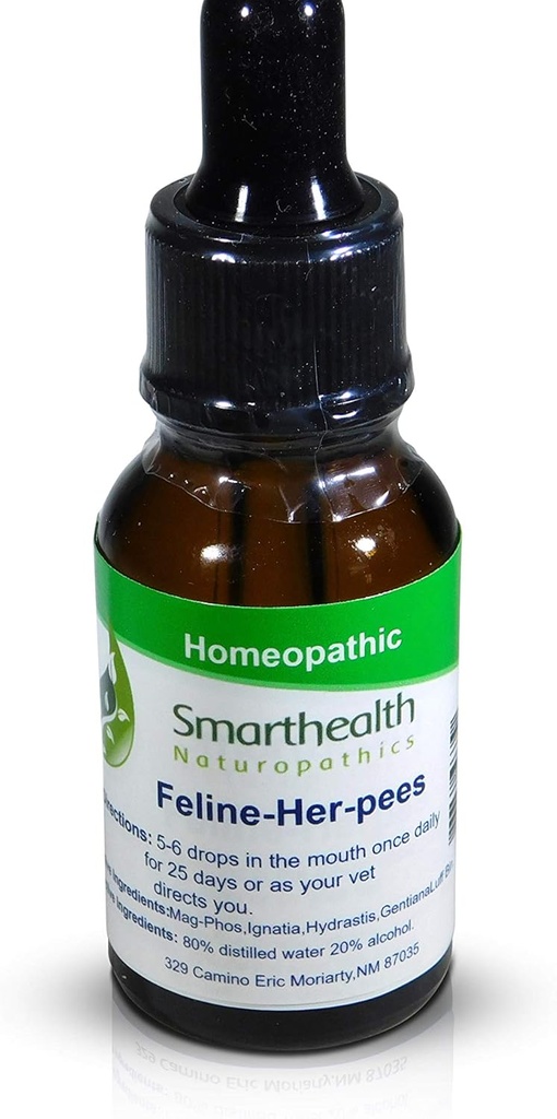 Feline Her-pees Formula. Brings Health to Upper respitory and eye's