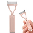 まつげの櫛の分離器、アークはカバー、目の化粧品のブラシ用具(露出されたピンク)が付いているラムの構造のマスカラの櫛のアプリケーターを設計しました