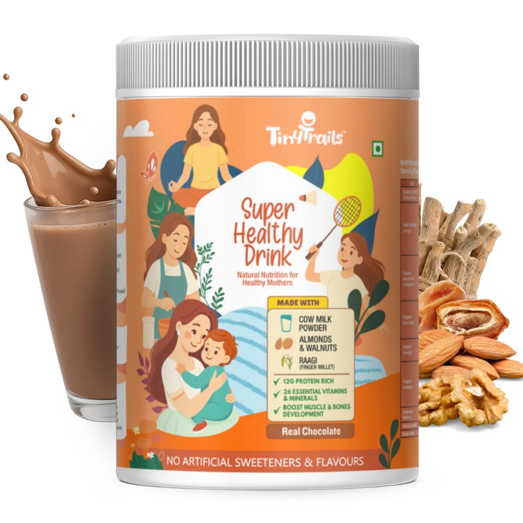 Super Healthy Drink for Mother's & Women's (Pack Of 3, Real Chocolate)