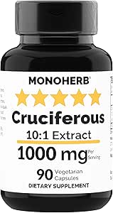 MONOHERB Cruciferous Extract 1000 mg - 90 Vegetarian Capsules