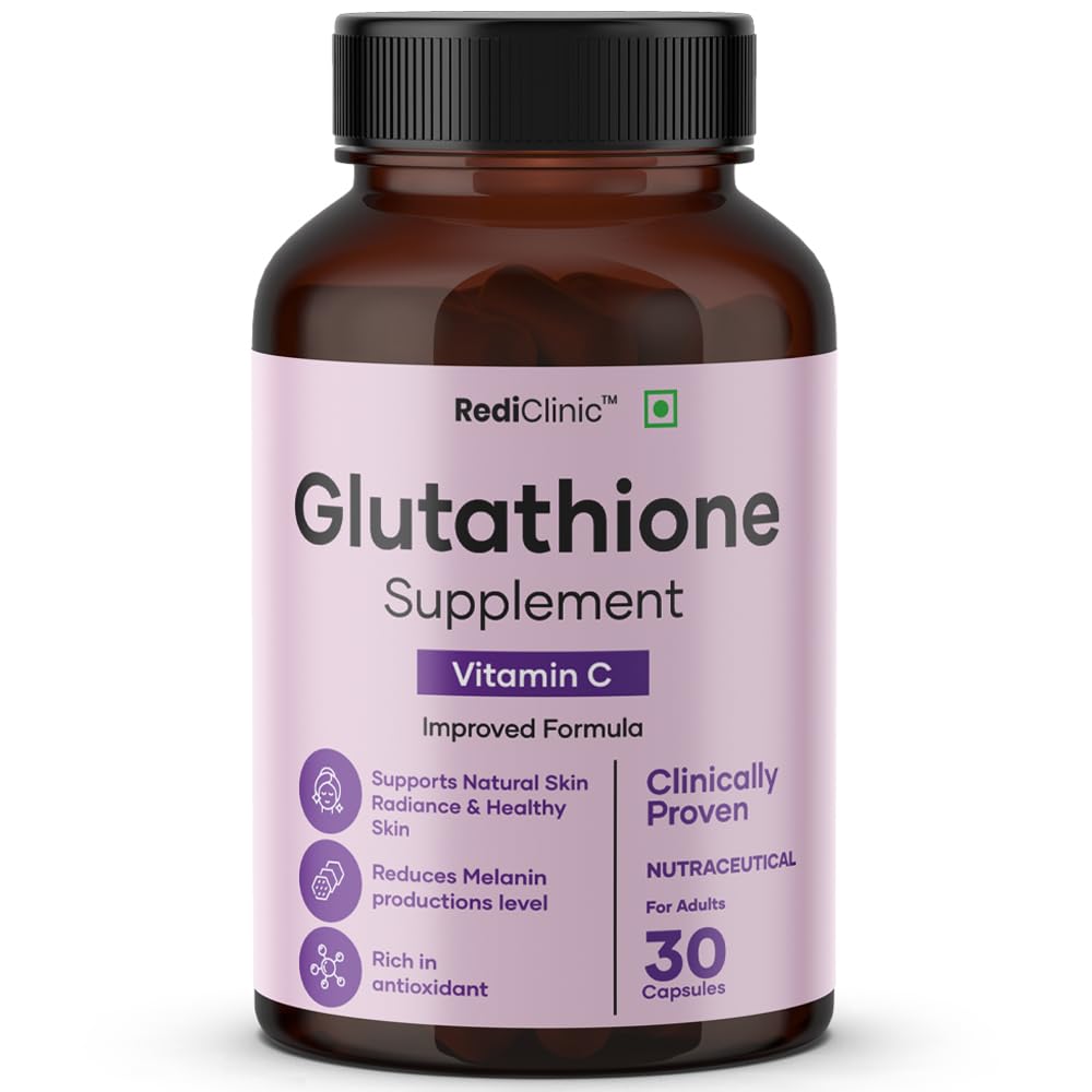 Japanese Glutathione Capsules with Vitamin C |Antioxidant, Detox & Supports Glowing Skin | Helps in Healthy, Radiant & Youthful Skin |Pack of 1-30 Capsules
