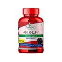 Activated Charcoal 520mg for Detox Gas Bloating Relief Digestive Health - 60 Capsules