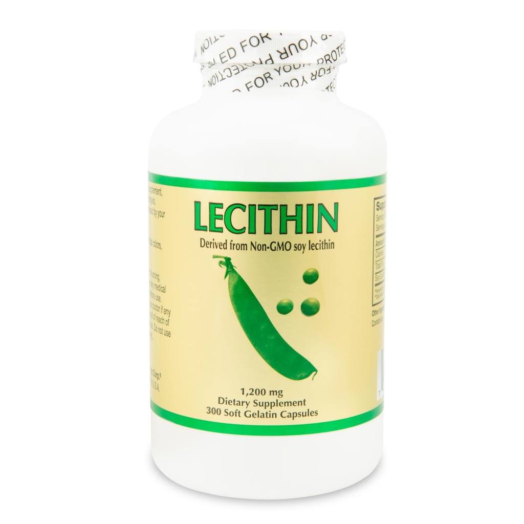 lecithin 300の柔らかいガラタンのカプセル、1200のMg