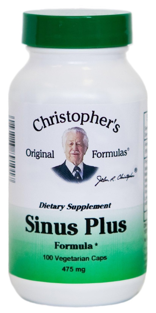 ChristopherのオリジナルフォーミュラSinus Plus、Sinusサポートカプセル、全ハーブシナジーブレンド、100カウント