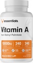 ビタミンAを吸い上げる サービングあたりの10000IU、エッセンシャル(240のサービング、240のSoftgels)